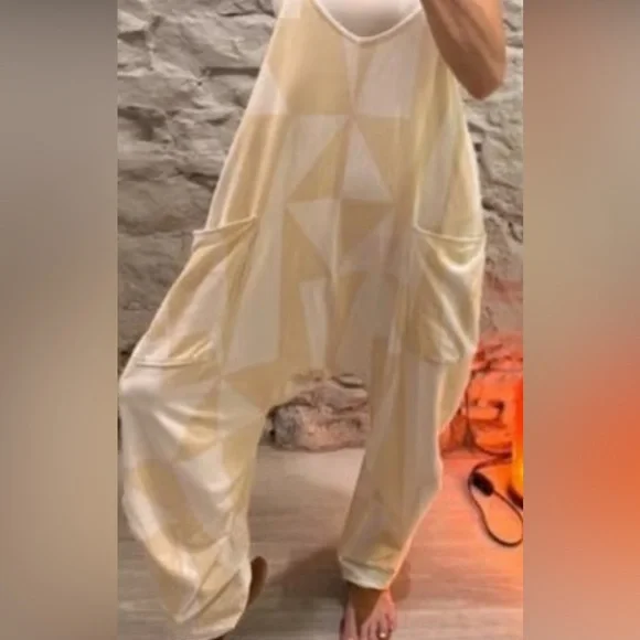 Like New Free People Movement Geometric Patterned Hot Shot Onesie - Picture 6 of 8